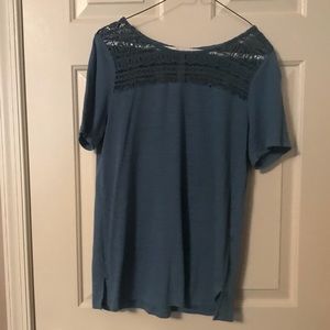 Old Navy lace accent top